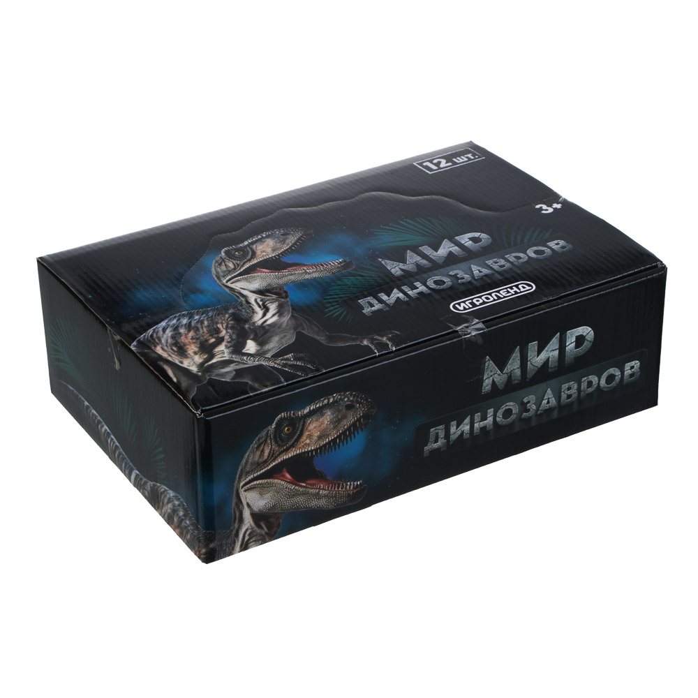 ИГРОЛЕНД Фигурка в виде динозавра, 20см, PVC, 12 дизайнов, арт.№ 274-129