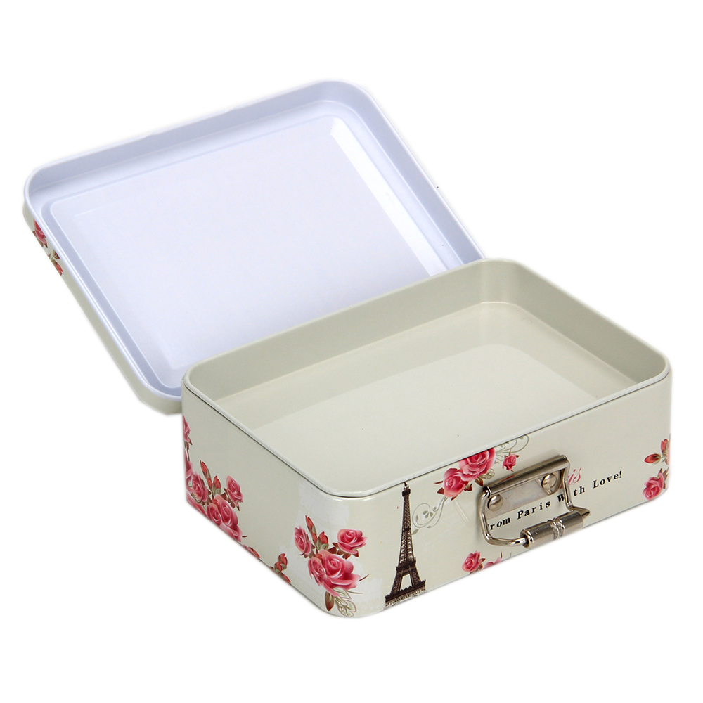 Бокс-шкатулка для мелочей, жесть, 12х9х4,5см, 6 дизайнов, арт.№ 416-137