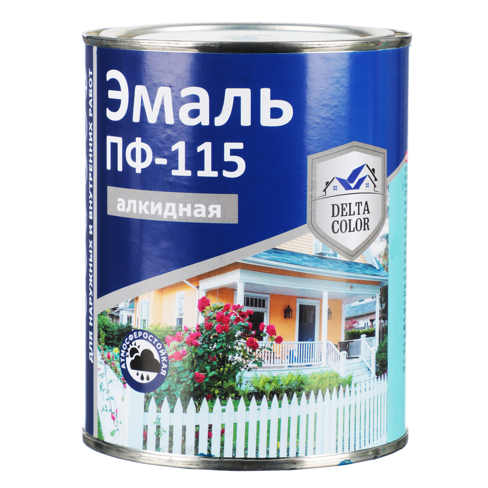 DELTA COLOR Эмаль ПФ-115 Серая, арт.№ 630-037