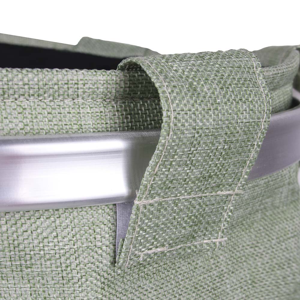 VETTA Флоренция Корзина для белья с металл.обручем, текстиль, 35х55см, 3 цвета, арт.№ 402-011