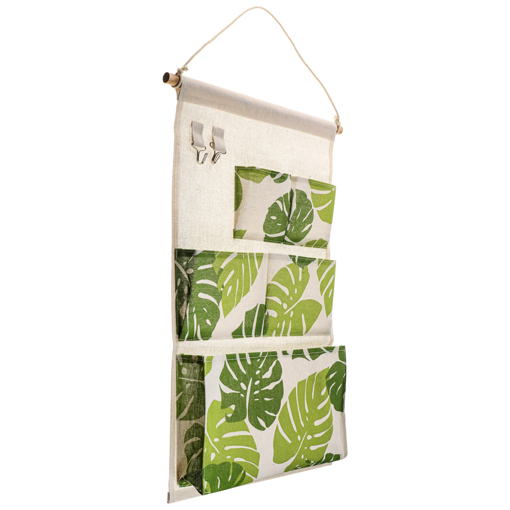 VETTA Барселона Кофр подвесной настенный, 5 объемных карманов, 2 крючка, текстиль, 34х55см,4 дизайна, арт.№ 457-572