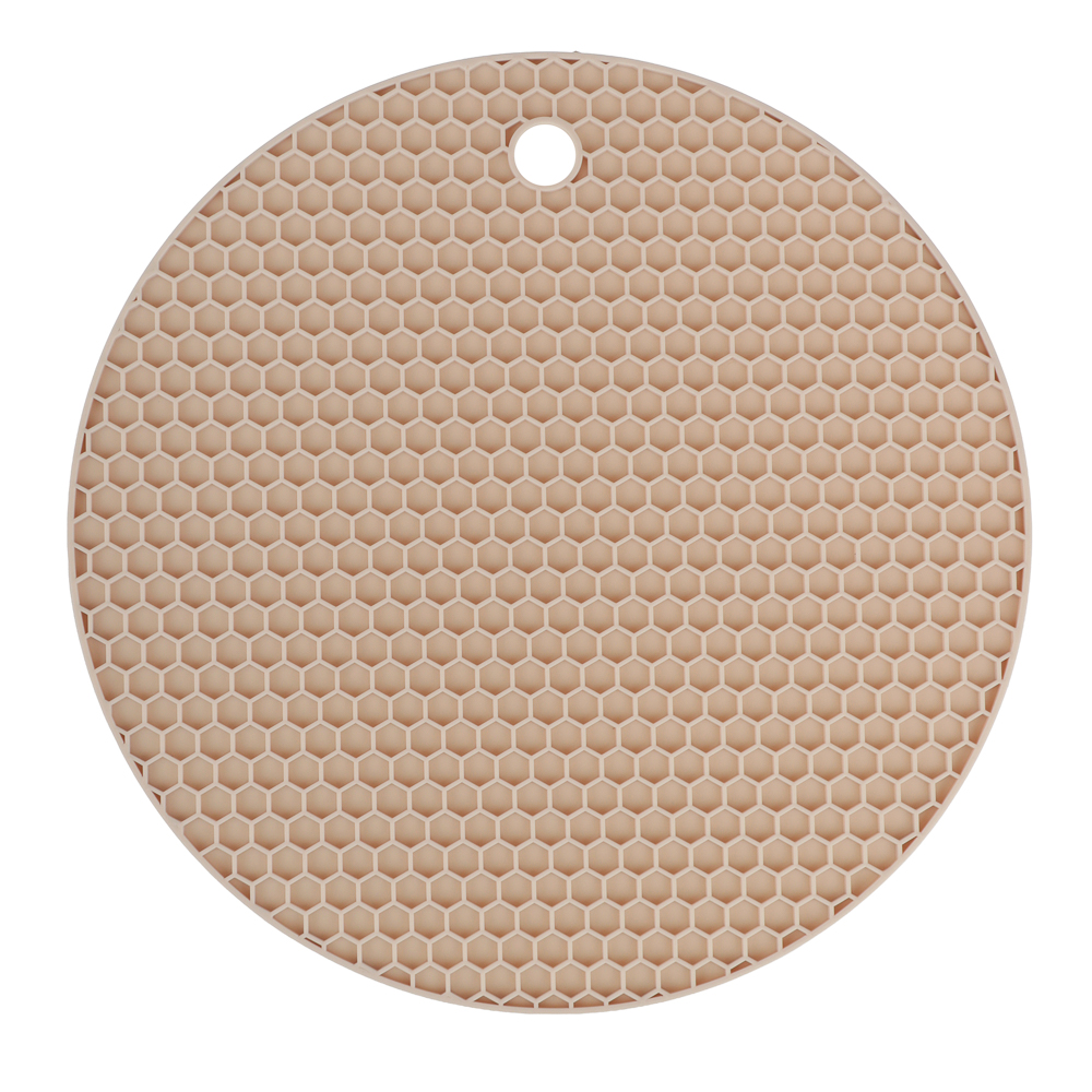 VETTA Подставка под горячее, силикон, d18см, "Соты", 3 цвета, арт.№ 891-298