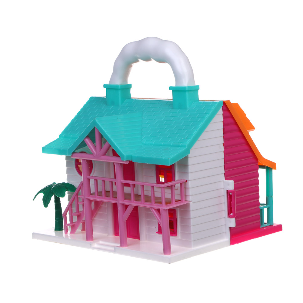 ИГРОЛЕНД Дом с мебелью и акс., ABS, 34,8х8,5х21 см, арт.№ 278-137