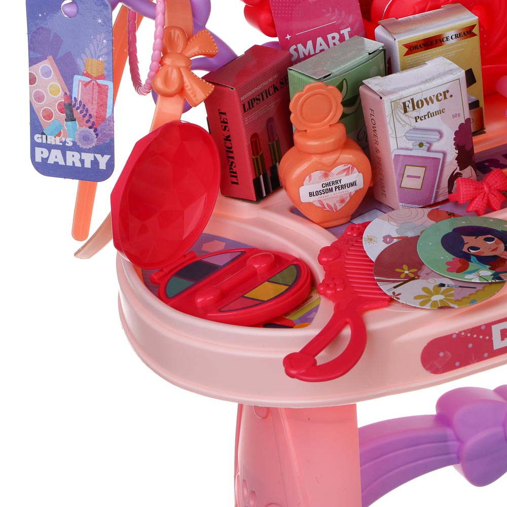 ИГРОЛЕНД Набор игровой "Профессии мини" стилист, PP, ABS, 28х7х45 см, 46 предм., арт.№ 294-221