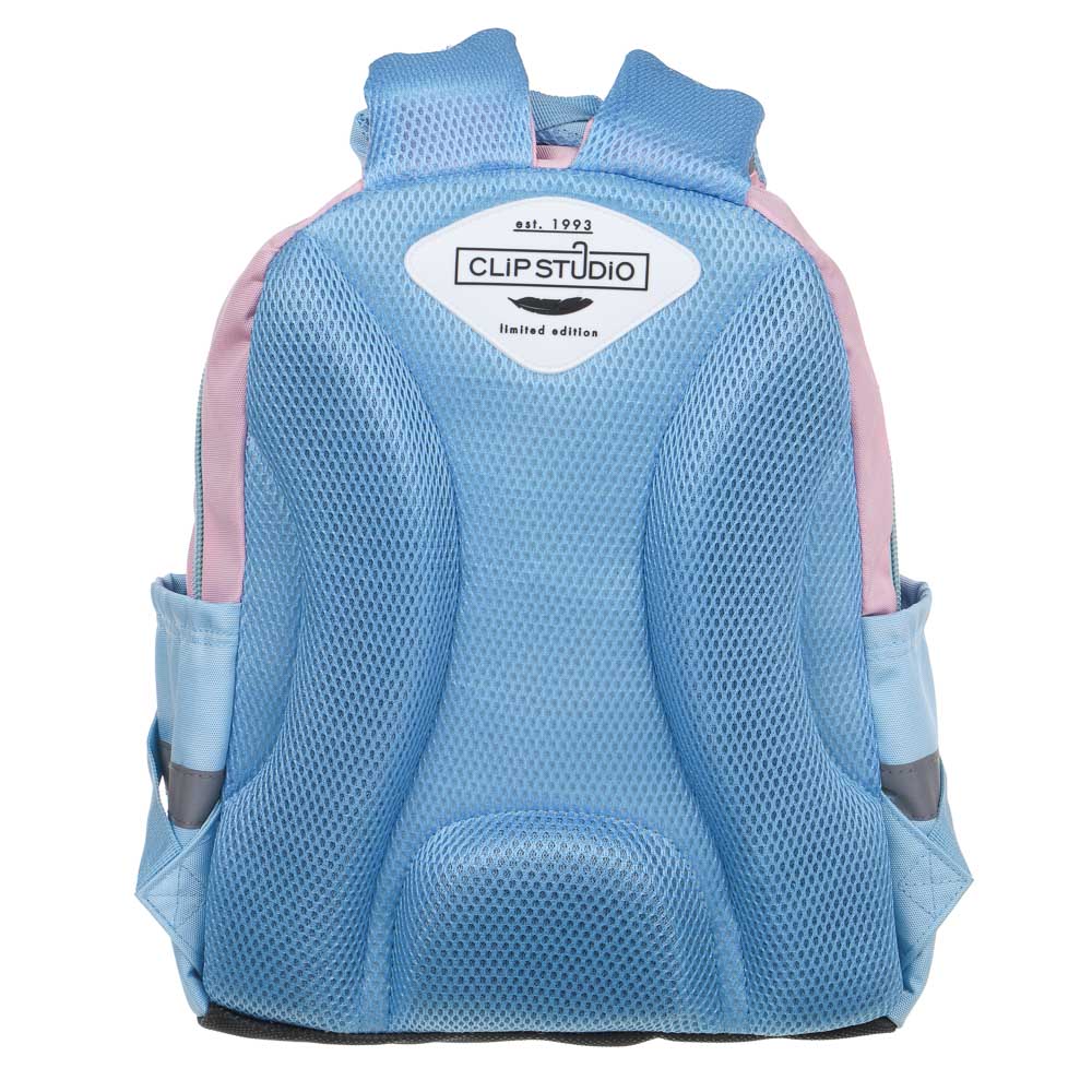 ТРЕВЕЛ Рюкзак школьный полужесткий 37х28х14см, 3 отд., 2 карм., жесткое дно, эргон.спинка, ПЭ, арт.№ 254-811