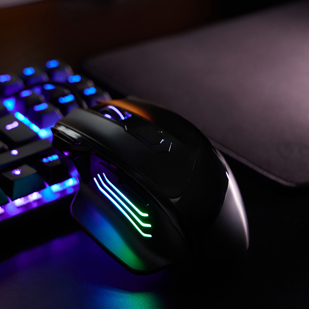 BY Игровая мышь проводная Revolver 12800dpi,7D,A825,RGB,220см, арт.№ 405-055