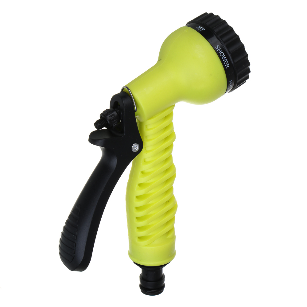 INBLOOM Набор для полива (шланг 8мм - 10м, пистолет 7 реж., катушка, коннектор 2шт) PP, PVC, арт.№ 168-039