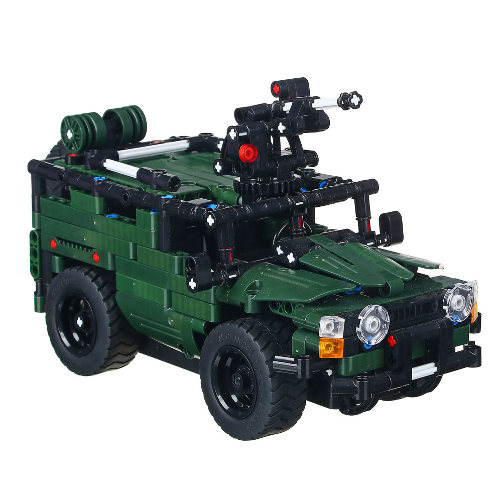 ИГРОЛЕНД Машина-конструктор на РУ "Бронеавтомобиль", 427 дет., 5АА, АБС, 36х27х7,5 см, арт.№ 293-087