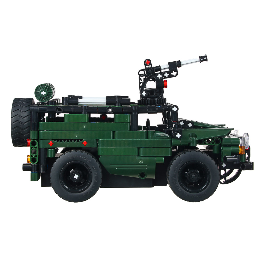 ИГРОЛЕНД Машина-конструктор на РУ "Бронеавтомобиль", 427 дет., 5АА, АБС, 36х27х7,5 см, арт.№ 293-087