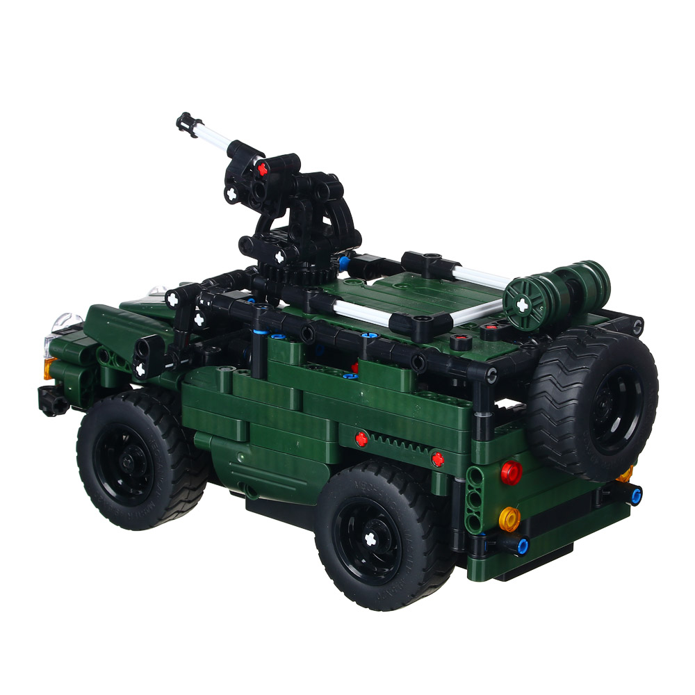 ИГРОЛЕНД Машина-конструктор на РУ "Бронеавтомобиль", 427 дет., 5АА, АБС, 36х27х7,5 см, арт.№ 293-087