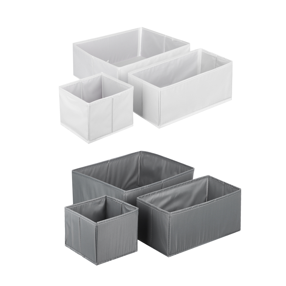 BY Швеция Набор коробов 3 шт, 28х28х12см, 28х14х12см,14х14х12см, 2 цвета, арт.№ 457-611