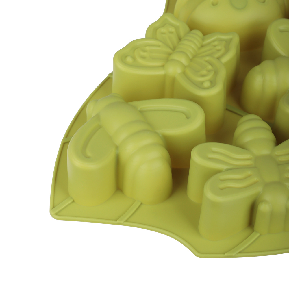 VETTA Форма силиконовая 8 ячеек, 28х21х3см, "Пчелка", 3 цвета, арт.№ 891-075