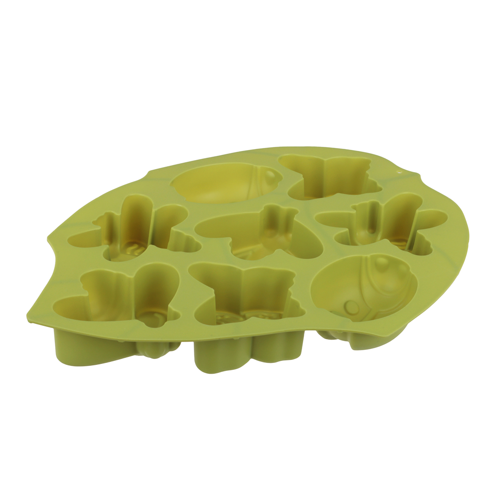 VETTA Форма силиконовая 8 ячеек, 28х21х3см, "Пчелка", 3 цвета, арт.№ 891-075