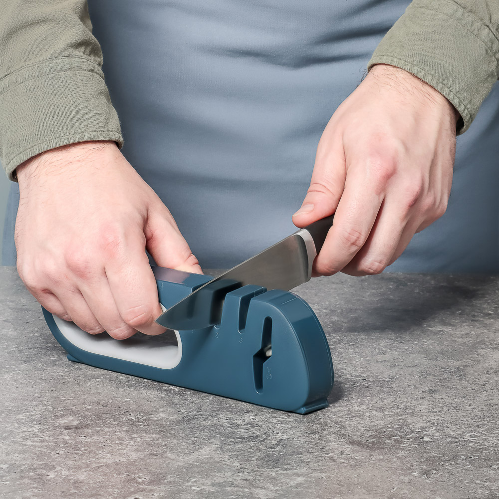 SATOSHI Ривьера Точилка для ножей и ножниц, 3 уровня заточки, арт.№ 803-400