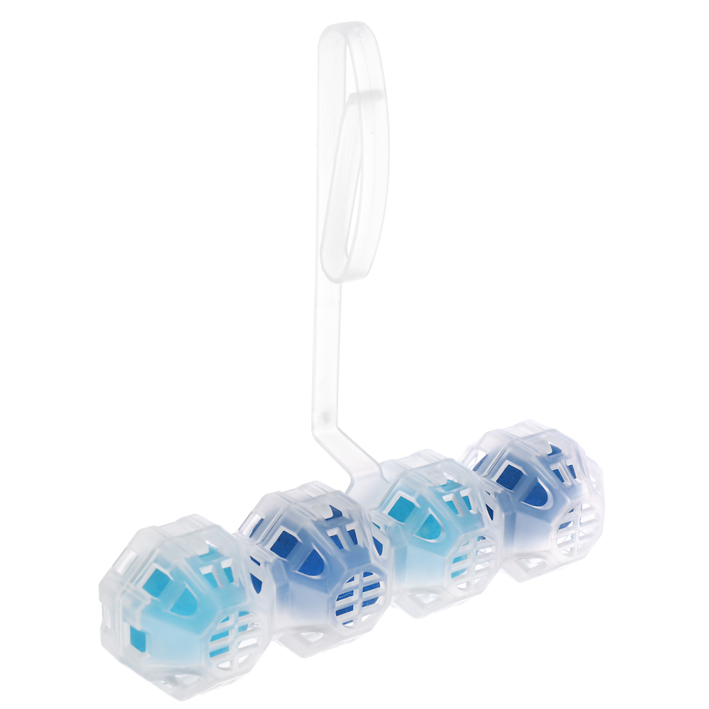 NEW GALAXY Освежитель для унитаза шариковый 4в1, 50гр. свежесть лимона, свежесть океана, арт.№ 778-207