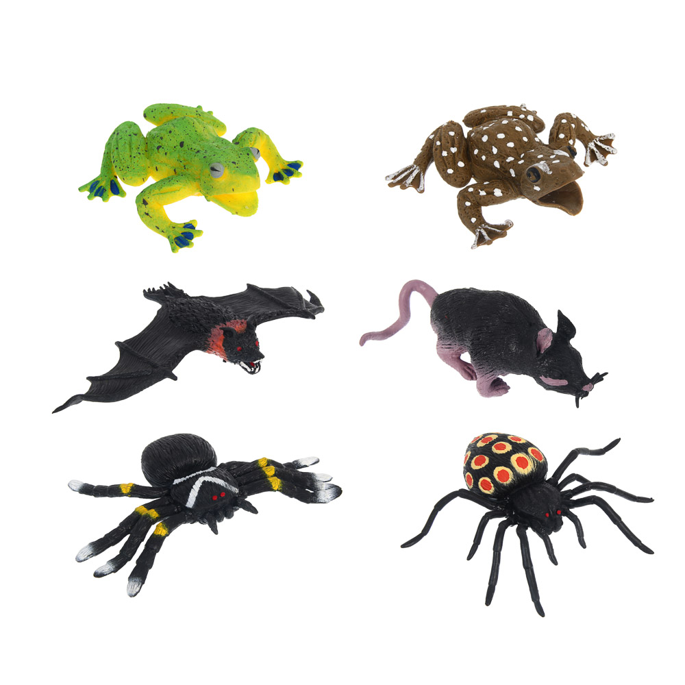 ИГРОЛЕНД Фигурки в виде Гадов, резина, 4-10 дизайнов, арт.№ 274-180