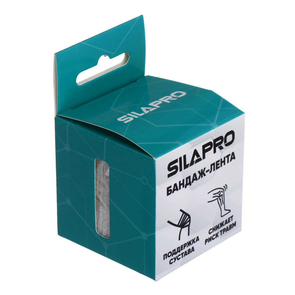 SILAPRO Бандаж лента, 4.5м, 5см, нетканый материал, арт.№ 138-037