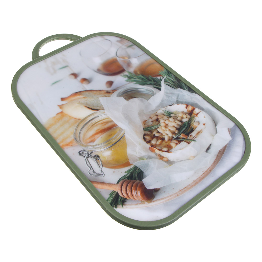 VETTA Доска разделочная, 37x25х1,2см, полипропилен, 2 дизайна, арт.№ 852-160