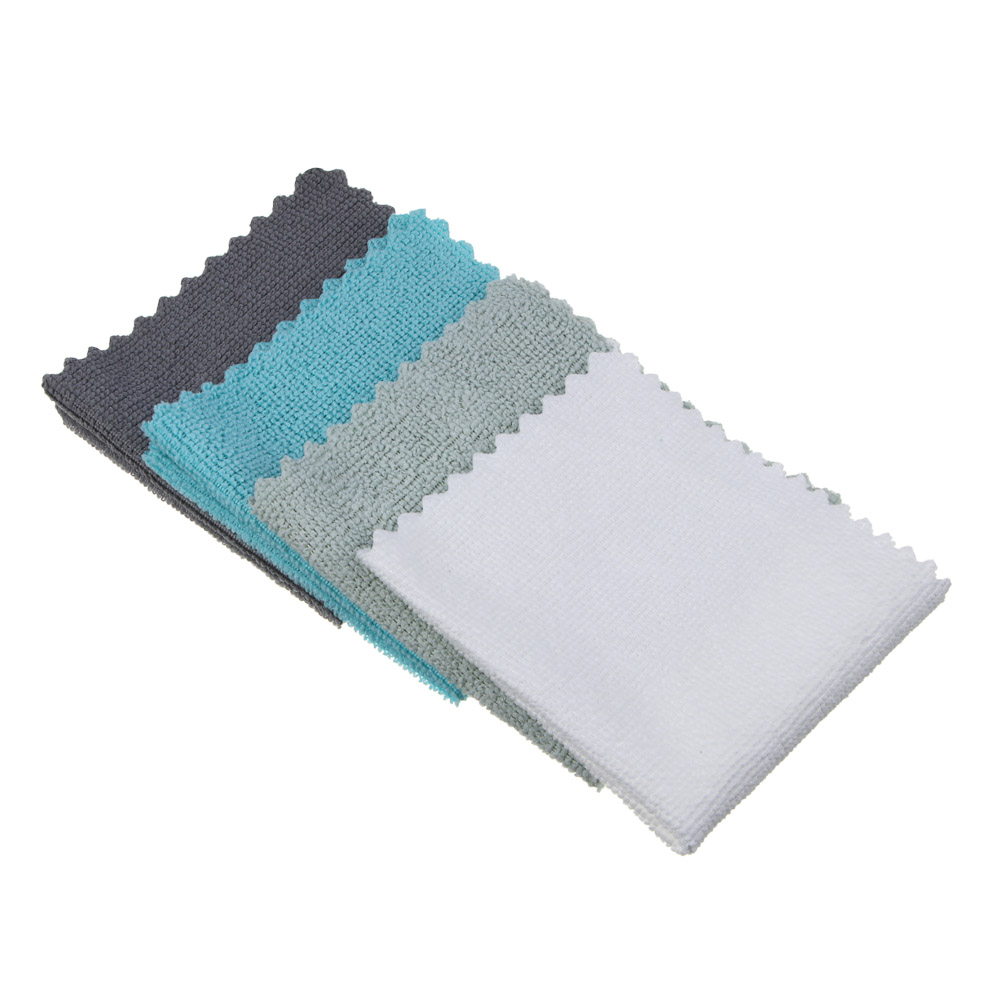 BY Русские Супергерои Салфетки универсальные, набор 4 шт, 26x26см, микрофибра, 180г/кв.м., 4 цвета, арт.№ 448-354