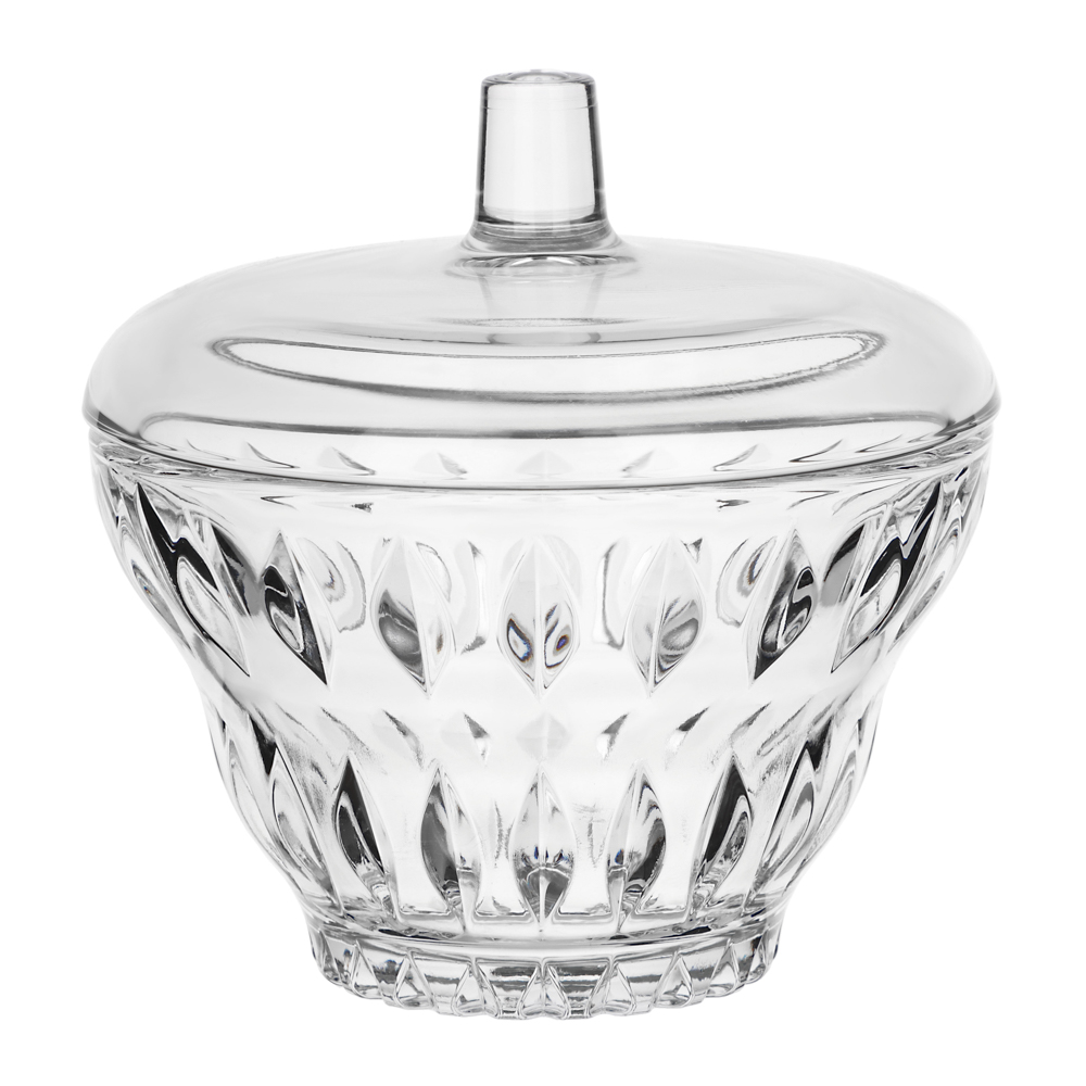 LUMINARC Сахарница с крышкой Айсд Диамант/Айсд Винтаж, стекло, 2 дизайна, арт.№ 828-492