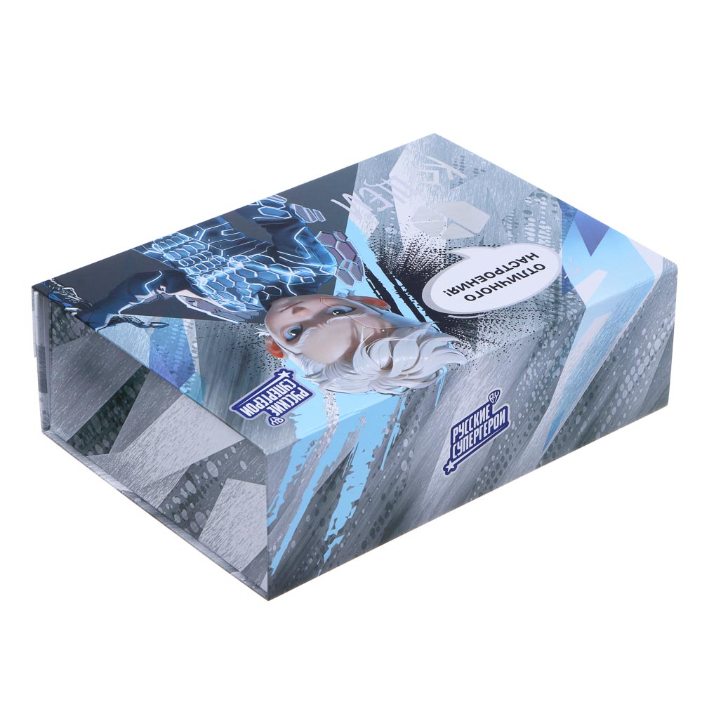 BY Коробка подарочная складная с лентой, тиснение фольгой, 28x20x9см, Кощей, арт.№ 207-055