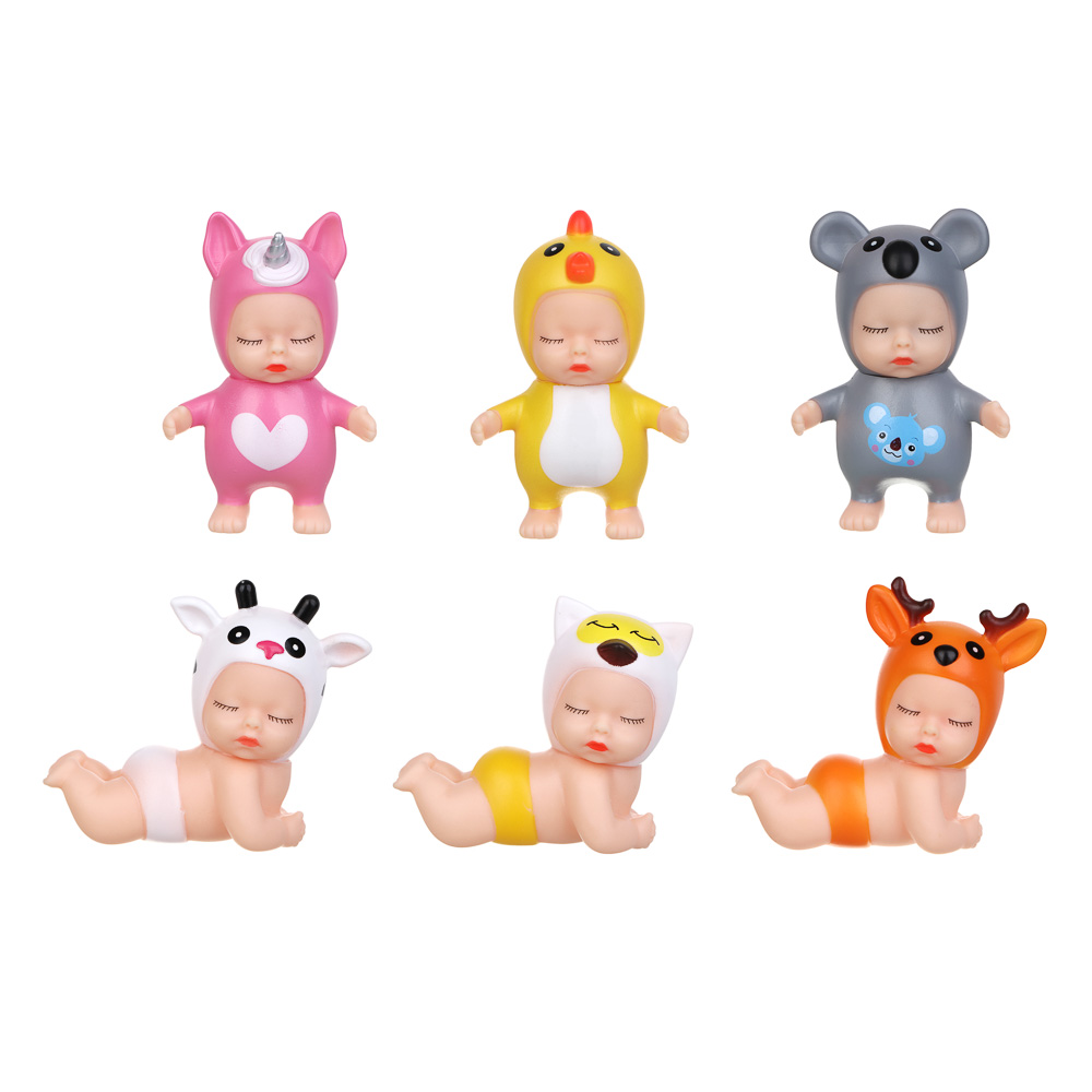 ИГРОЛЕНД Пупс "Крошка" в костюмчике, PP, полиэстер, 14х6х19 см, арт.№ 267-022