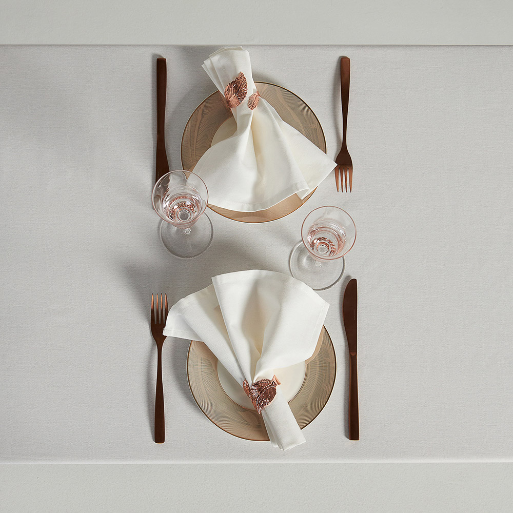 BY COLLECTION White Line Скатерть текстильная, 140х200см, 100% хлопок, арт.№ 488-104