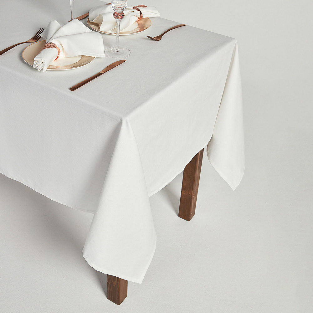 BY COLLECTION White Line Скатерть текстильная, 140х200см, 100% хлопок, арт.№ 488-104