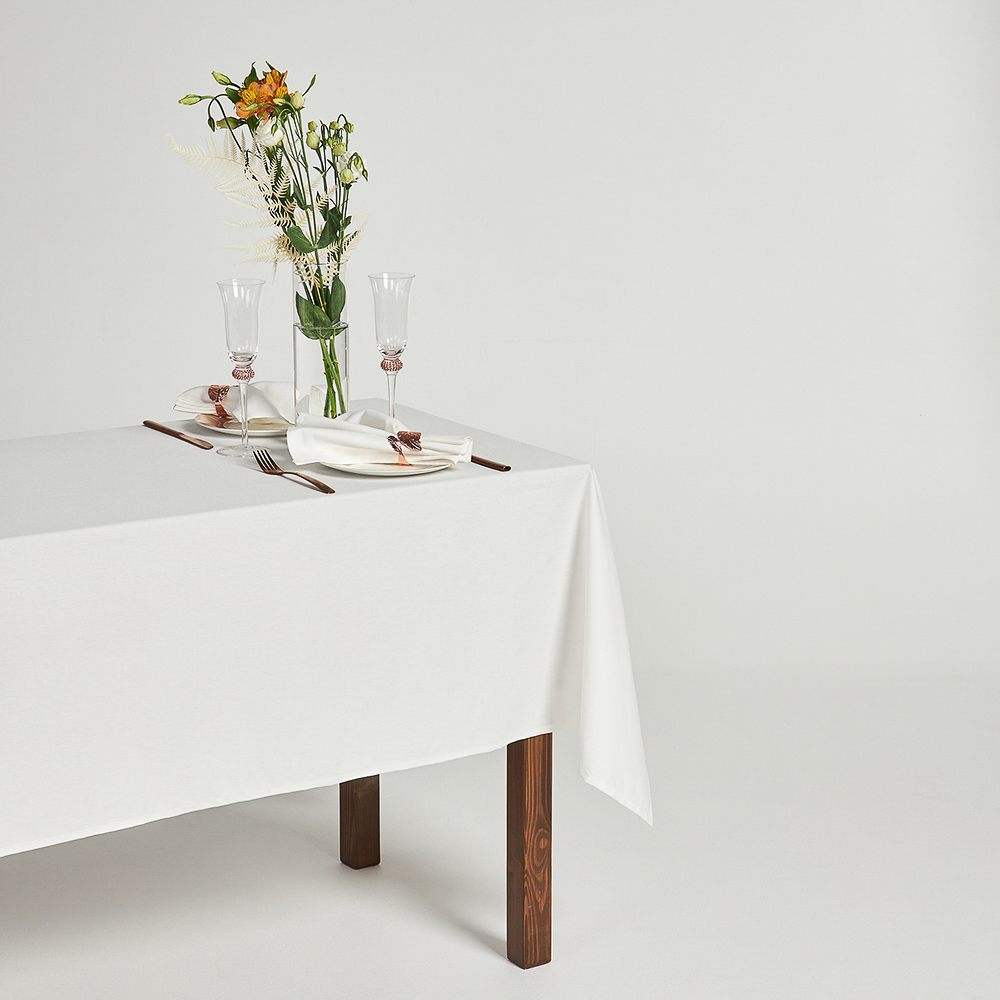 BY COLLECTION White Line Скатерть текстильная, 140х200см, 100% хлопок, арт.№ 488-104