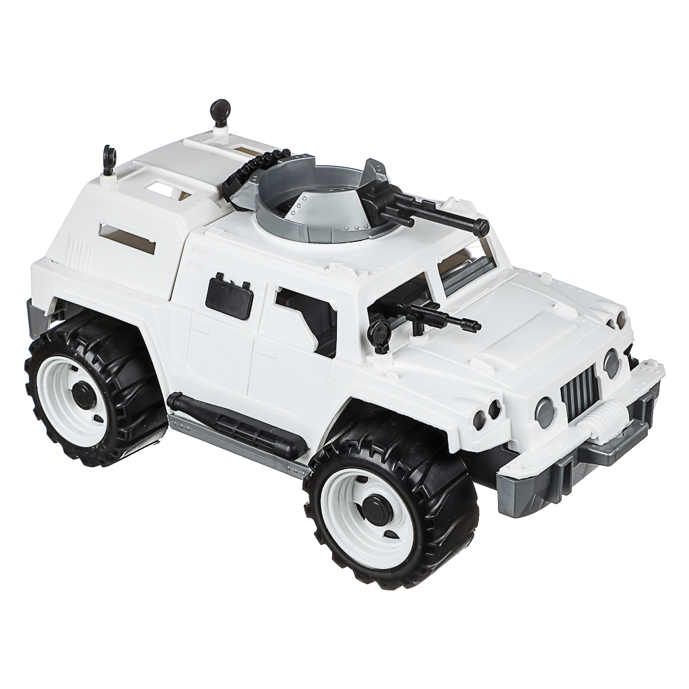 ИГРОЛЕНД Машина игрушечная "Военная техника", пластик, 17x31x14,5 см,  4 диз., для детей 3+, арт.№ 292-425