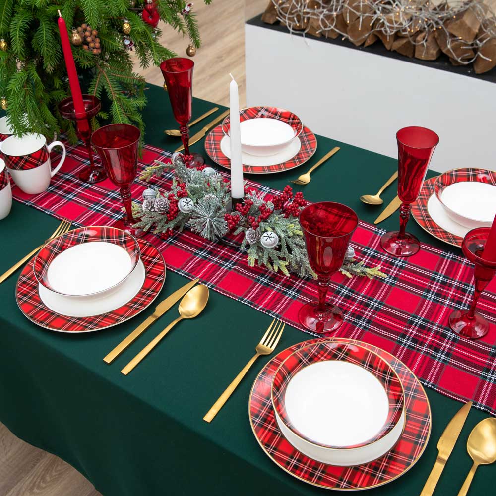 MILLIMI Шотландка Набор салатников 17,5см, 2шт, костяной фарфор, арт.№ 820-163