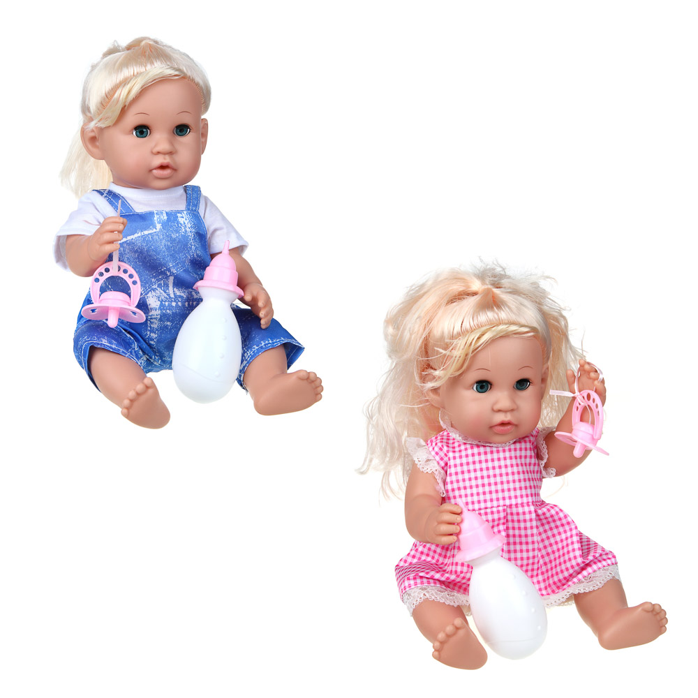 BY Kids Кукла интерактив. "ЛуЛу", пластик PE, резина, текстиль, звук, AG13х3, 23х11х36см, 2 диз., арт.№ 267-938