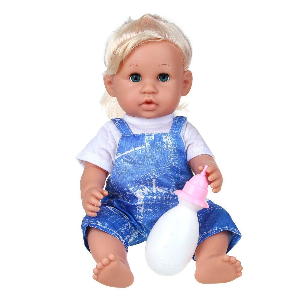 BY Kids Кукла интерактив. "ЛуЛу", пластик PE, резина, текстиль, звук, AG13х3, 23х11х36см, 2 диз., арт.№ 267-938