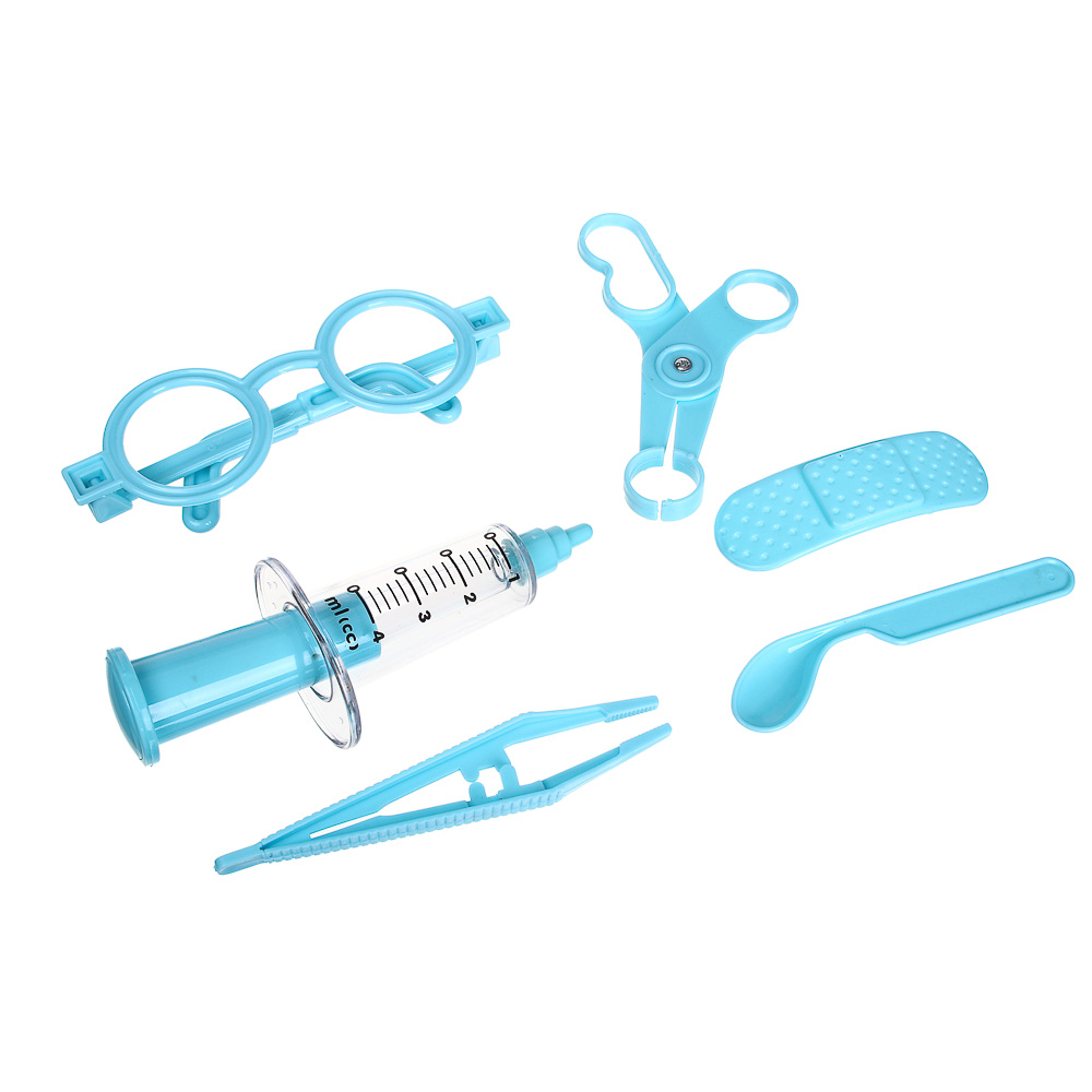 МИМИМИШКИ Игровой набор "Маленький доктор", 19 предметов, ABS, PP, 36х8х36см, арт.№ 490-078