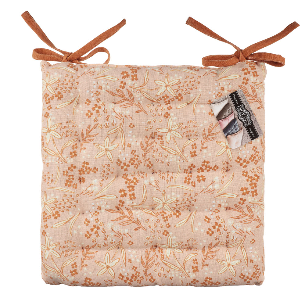 PROVANCE Карамель Подушка на стул, 100% хлопок, 38x38см, арт.№ 482-628