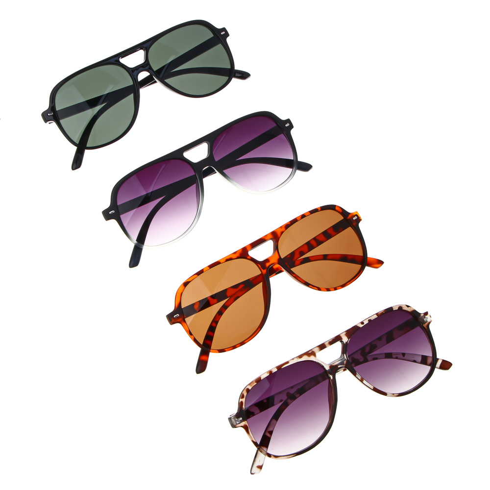 GALANTE Очки солнцезащитные взрослые в чехле, пластик, 142x44мм, 4 цвета, ОС23-12, арт.№ 304-467