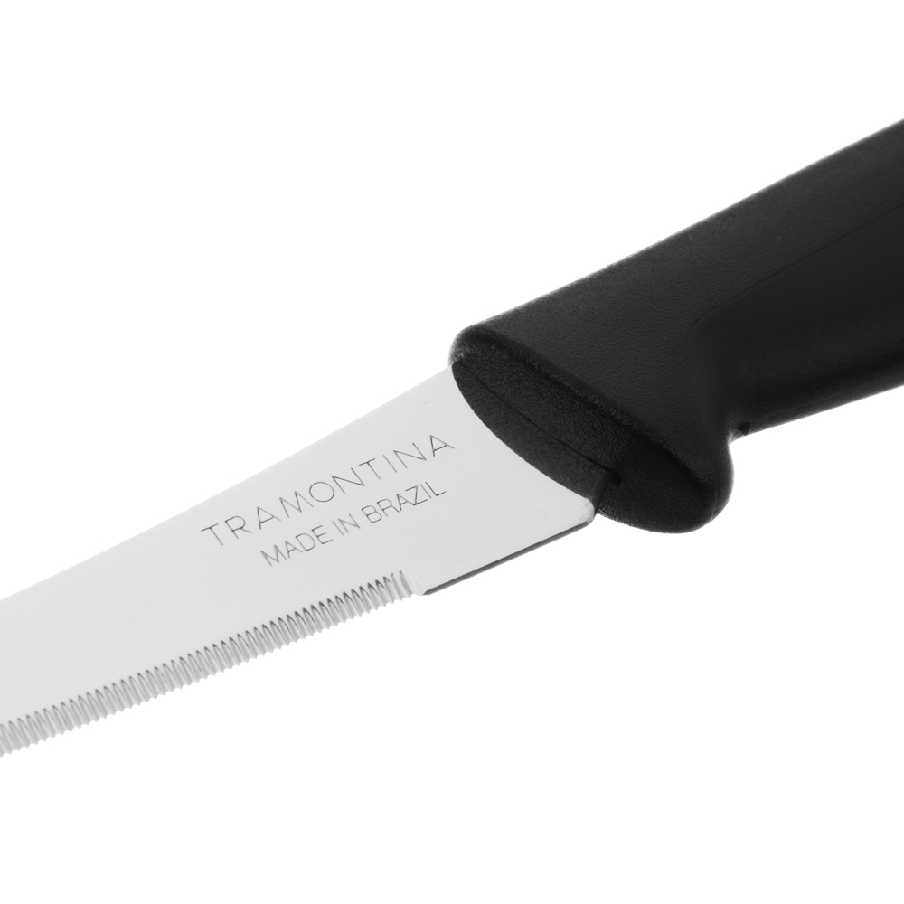 Tramontina Plenus Нож для томатов 12.7см, черная ручка, 23428/105, арт.№ 871-044