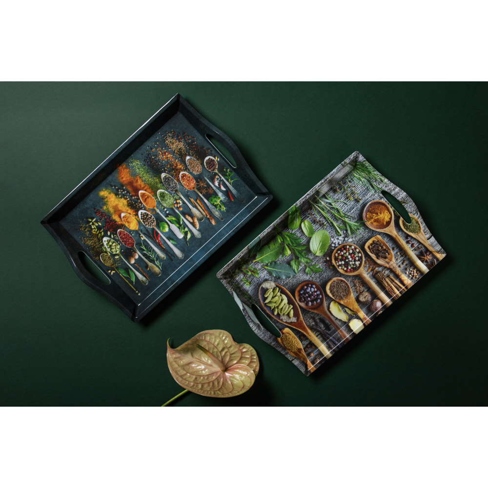 VETTA Специи Поднос, пластик, 39х27х4,3см, 2 дизайна, арт.№ 862-394