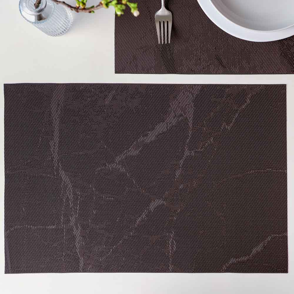 Набор салфеток сервировочных ПВХ, 2шт, 30x45см, "Мрамор", арт.№ 890-344