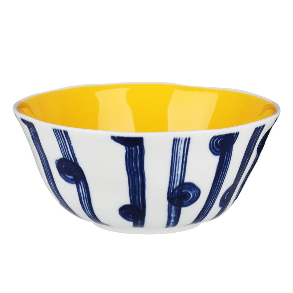 MILLIMI Индиго Салатник, 16х7см, керамика, арт.№ 824-468