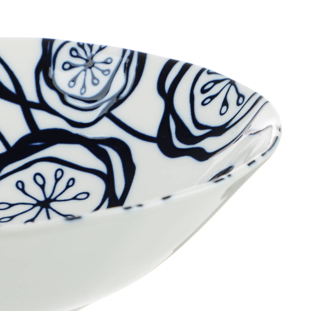 MILLIMI Индиго Салатник, 18х5см, керамика, арт.№ 824-472