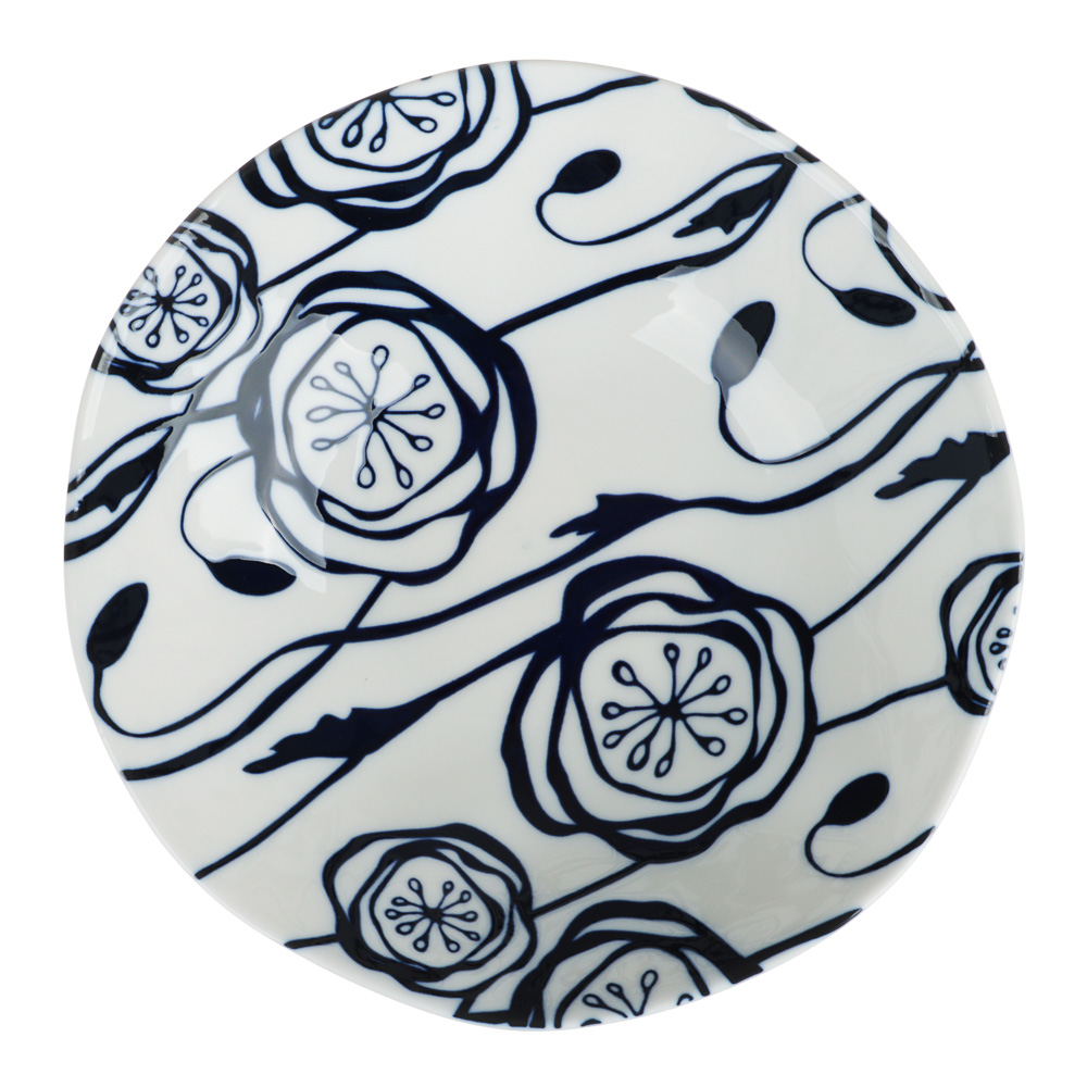 MILLIMI Индиго Салатник, 18х5см, керамика, арт.№ 824-472