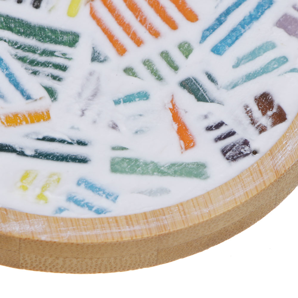 ХОББИХИТ Набор для творчества "Витражная мозаика", дерево, клей, 10х9х8см, 2 дизайна, арт.№ 283-196