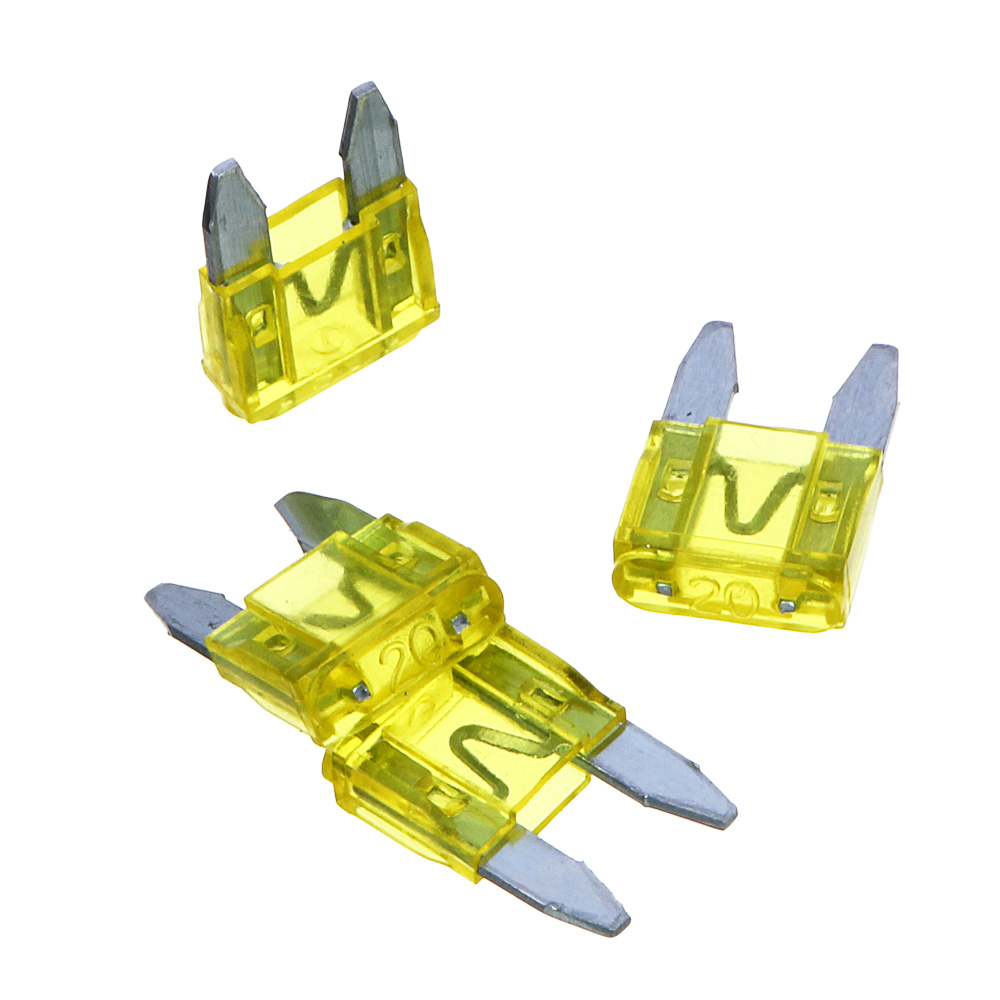 NG Набор предохранителей mini в кейсе 20А, флажковые 50 шт., арт.№ 967-019