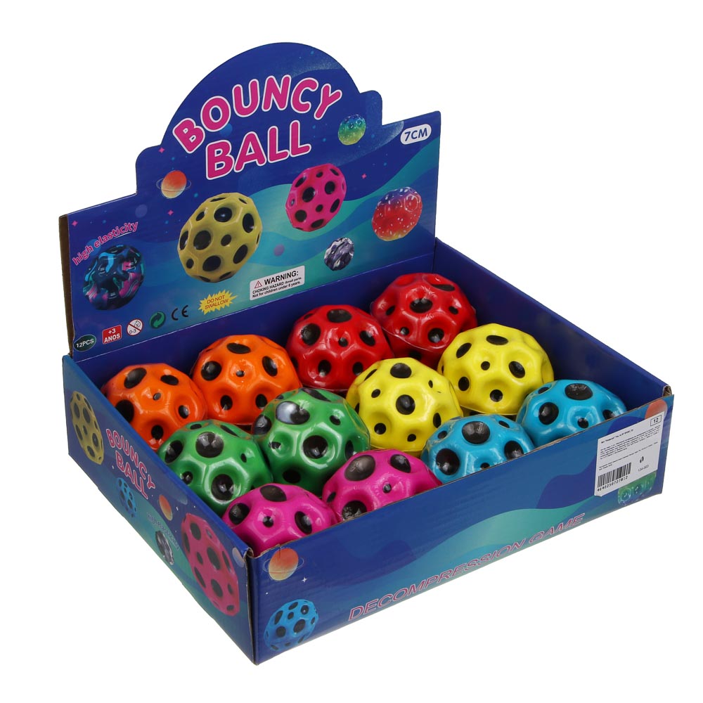 Мяч "Попрыгун" 7см, тм BY SPORT, ПУ, арт.№ 134-003