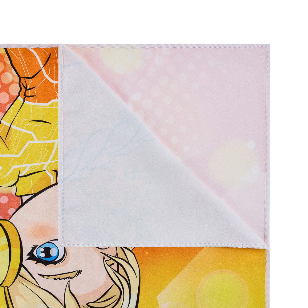 BY Русские супергерои Полотенце-пончо пляжное с капюшоном, 60х60см, 100% полиэстер, Заря, арт.№ 496-039