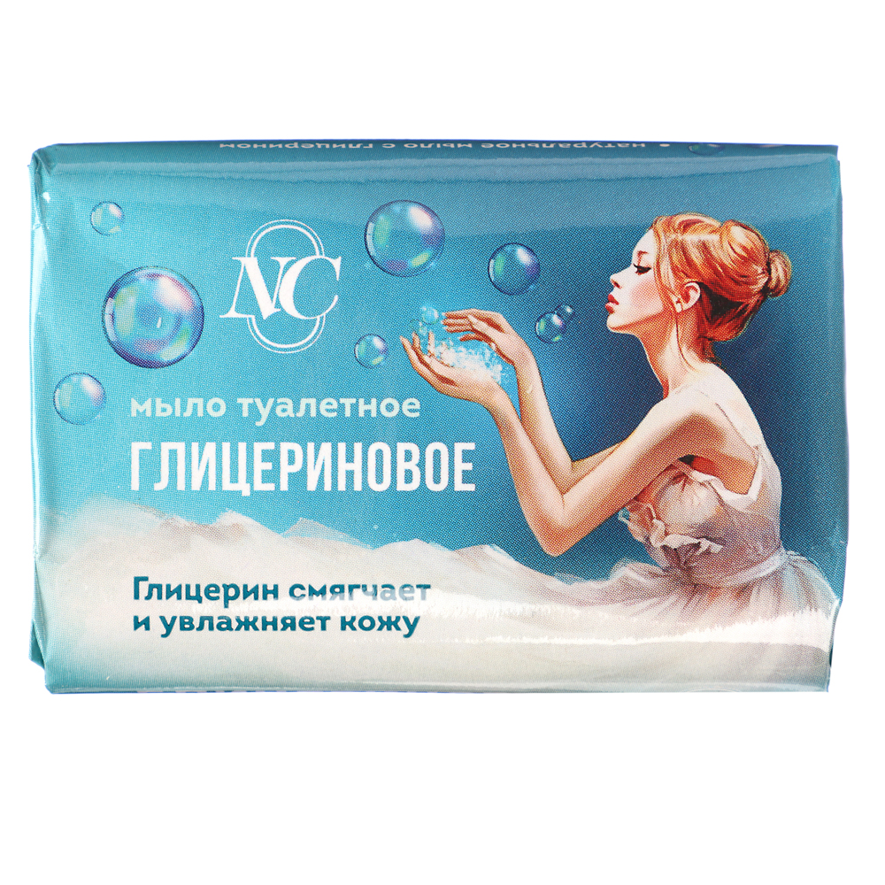 Мыло твердое туалетное Невская косметика Глицериновое, б/у, 90г, арт.№ 952-143