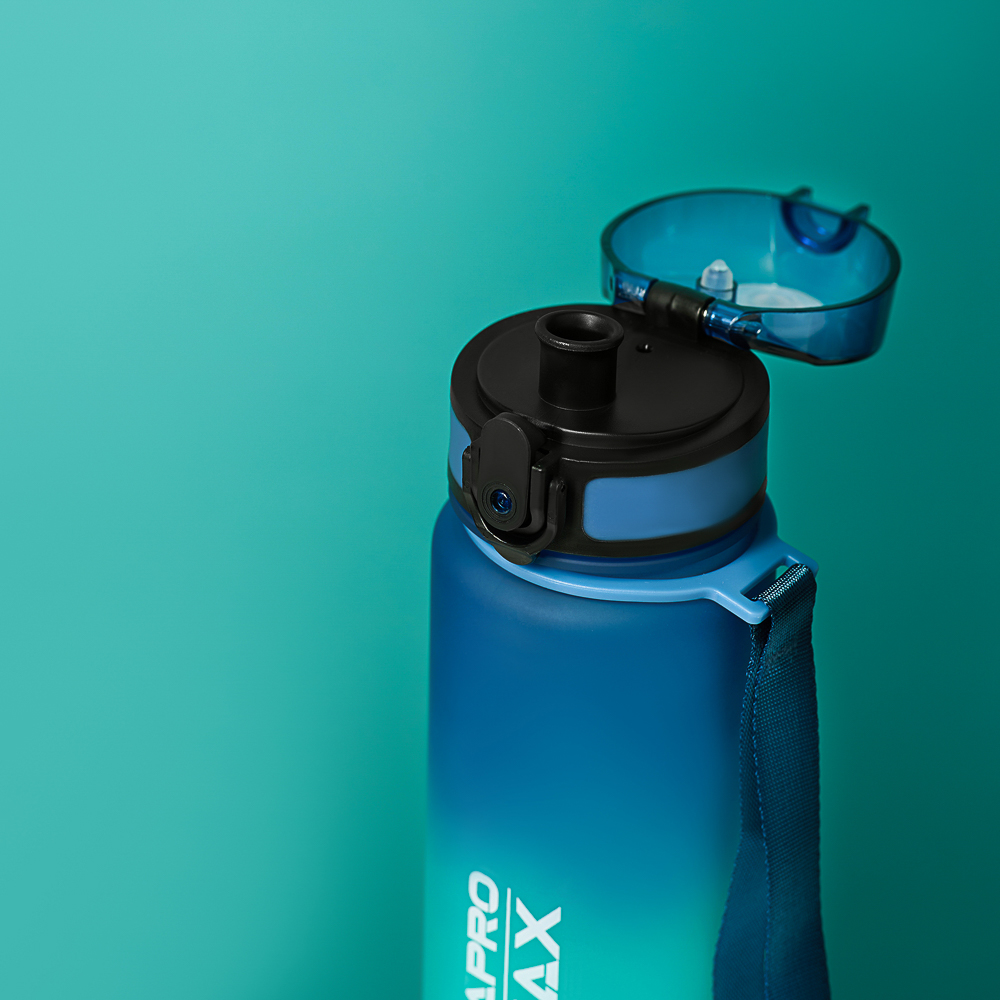 SILAPRO MAX Бутылка спортивная с замком, бирюзовая, 500мл, РС, РР, арт.№ 088-052
