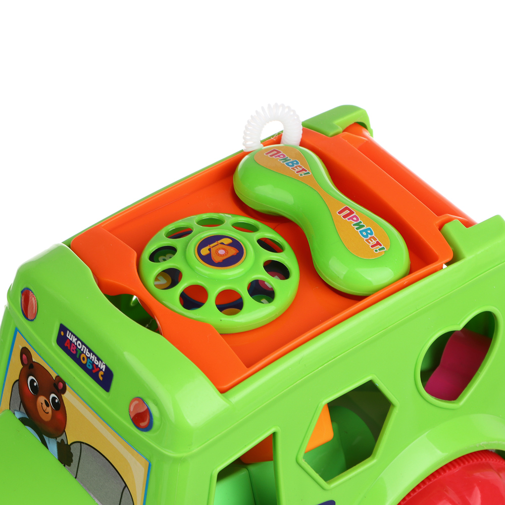 ИГРОЛЕНД Машинка сортер с кубиками "Путешествие", РР, 23х25см, арт.№ 270-037