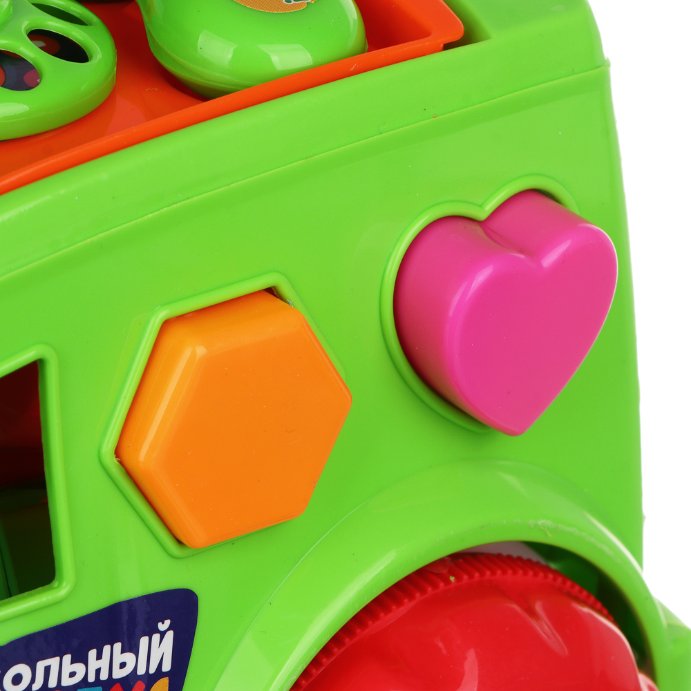 ИГРОЛЕНД Машинка сортер с кубиками "Путешествие", РР, 23х25см, арт.№ 270-037